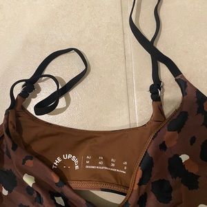 The Upside matching leopard athletic set